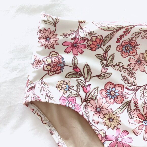 Old Navy Bikini Bottoms XS floral bathing suit swim women's NWT - Picture 4 of 12
